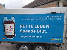 Blutspendeaktion in Ungerndorf