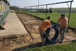 Arbeitseinsatz am Sportplatz