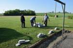 Arbeitseinsatz am Sportplatz