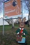 Osterdeko Aufputz samt kleiner Dorfreinigung
