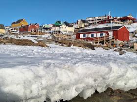 Midnight Icefjord Marathon in Grönland