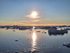 Midnight Icefjord Marathon in Grönland