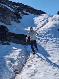 Midnight Icefjord Marathon in Grönland