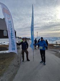 Midnight Icefjord Marathon in Grönland