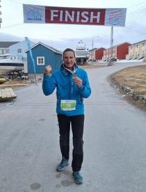 Midnight Icefjord Marathon in Grönland