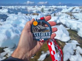 Midnight Icefjord Marathon in Grönland