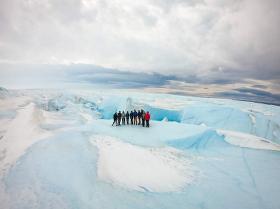 Midnight Icefjord Marathon in Grönland