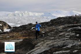 Midnight Icefjord Marathon in Grönland