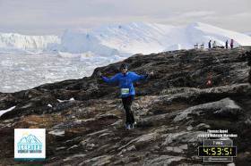 Midnight Icefjord Marathon in Grönland