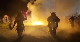 Perchtenlauf mit den Kremser Krampussen