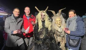 Perchtenlauf mit den Kremser Krampussen
