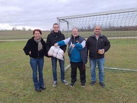 Spielplatz und Sportplatz Projekt Ungerndorf - Spendengeld Übergabe