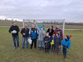 Spielplatz und Sportplatz Projekt Ungerndorf - Spendengeld Übergabe