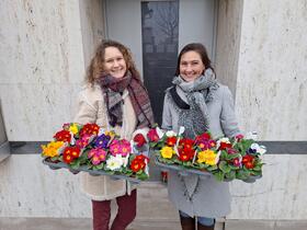 Blumengrüße zum Valentinstag