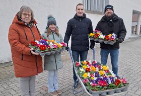Blumengrüße zum Valentinstag