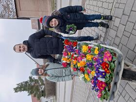 Blumengrüße zum Valentinstag