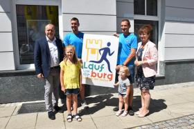 Lauf um die Burg - Spendengeldübergabe - 2.000,- Euro für die Kinderkrebsforschung