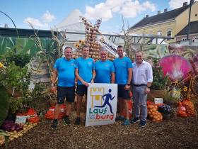 Lauf um die Burg - Spendengeldübergabe - 2.000,- Euro für die Kinderkrebsforschung
