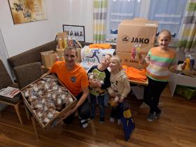 Lauf um die Burg - Spendengeldübergabe - 2.000,- Euro für die Kinderkrebsforschung