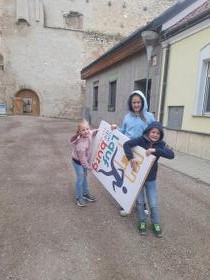Lauf um die Burg - Spendengeldübergabe - 2.000,- Euro für die Kinderkrebsforschung