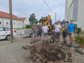 Arbeitseinsatz in Ungerndorf