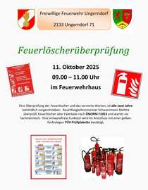 Feuerlöscherüberprüfung