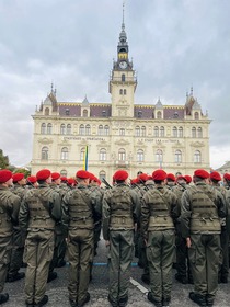 Feierliche Angelobung am Laaer Stadtplatz