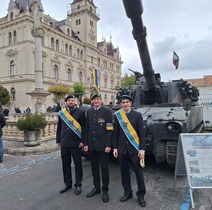 Feierliche Angelobung am Laaer Stadtplatz