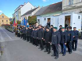 Feierliche Angelobung am Laaer Stadtplatz