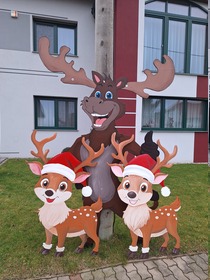 Lebkuchen, Wichtelmännchen & Elche:  Weihnachts-Dekoration für Ungerndorf