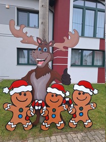 Lebkuchen, Wichtelmännchen & Elche:  Weihnachts-Dekoration für Ungerndorf