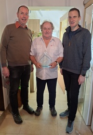 Ehrung an OR Mag. Dr. i.R. Leopold Jirovetz