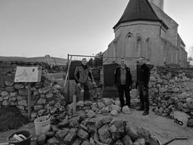 Sanierung Friedhofsmauer Fallbach