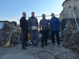 Sanierung Friedhofsmauer Fallbach