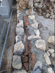 Sanierung Friedhofsmauer Fallbach