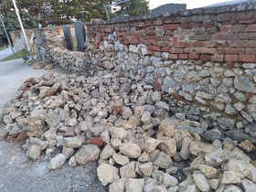 Sanierung Friedhofsmauer Fallbach