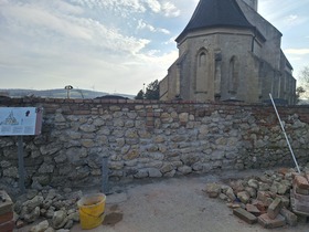 Sanierung Friedhofsmauer Fallbach