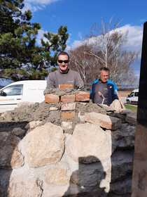 Sanierung Friedhofsmauer Fallbach