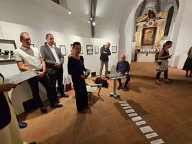 Eröffnung der Ausstellung LESE-ZEICHEN im Kunsthaus Laa